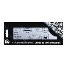 DC Batman Batmobile Schematic Fan-Plate