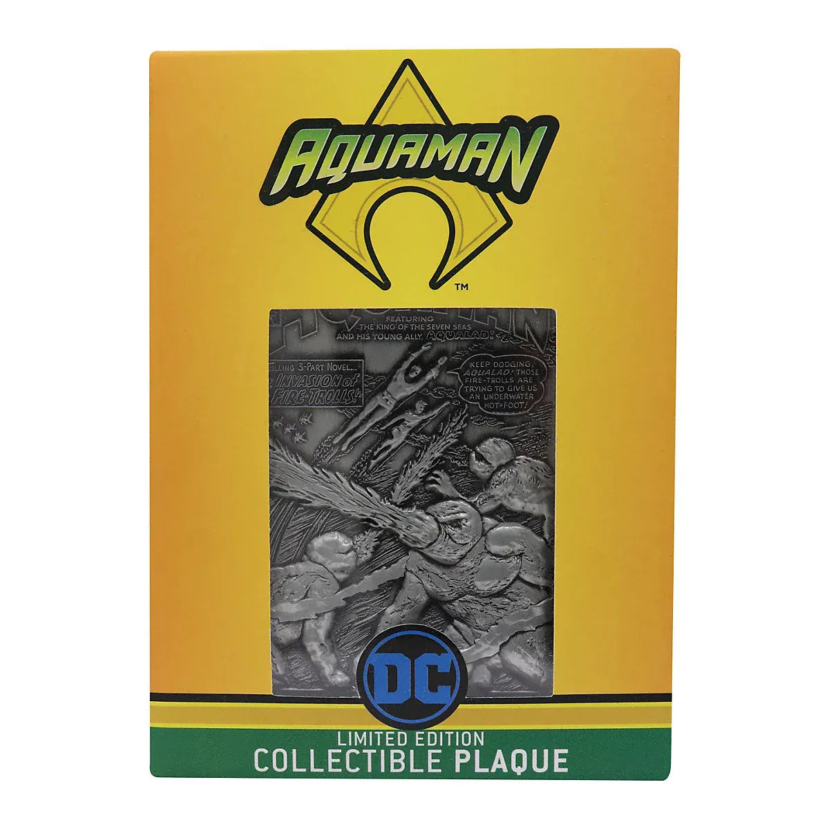 DC Comics Limited Edition Aquaman Metal Ingot