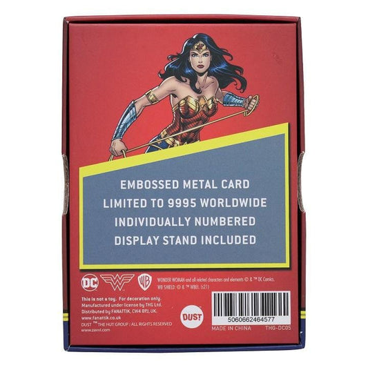 DC Comics Limited Edition Wonder Woman Metal Ingot