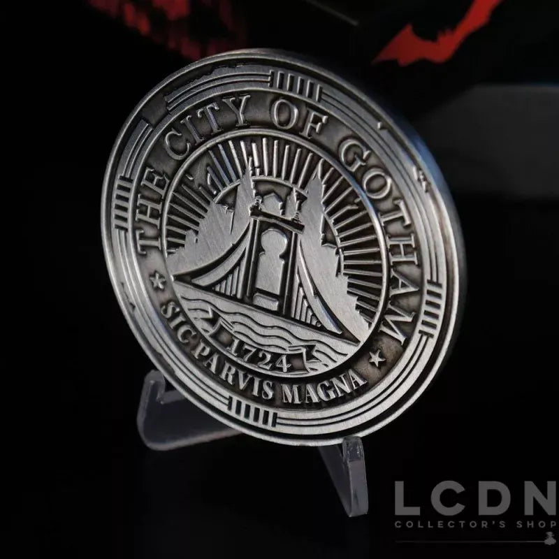 DC The Batman Limited Edition City of Gotham Medallion