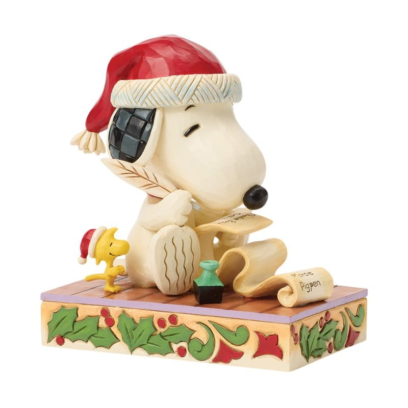 Dear Santa (Snoopy and Woodstock with List) Figurine Peanuts By Jim Shore 6018682