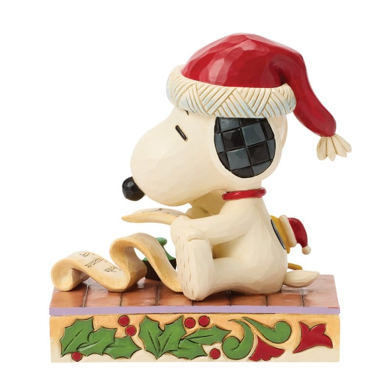 Dear Santa (Snoopy and Woodstock with List) Figurine Peanuts By Jim Shore 6018682