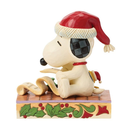 Dear Santa (Snoopy and Woodstock with List) Figurine Peanuts By Jim Shore 6018682