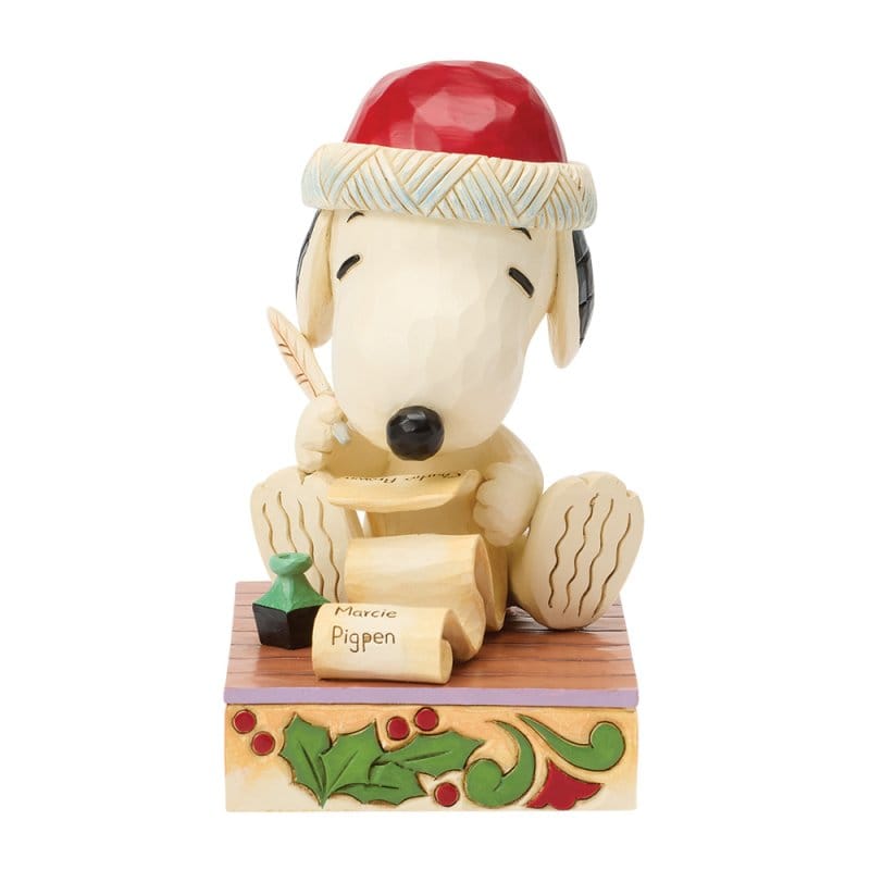 Dear Santa (Snoopy and Woodstock with List) Figurine Peanuts By Jim Shore 6018682