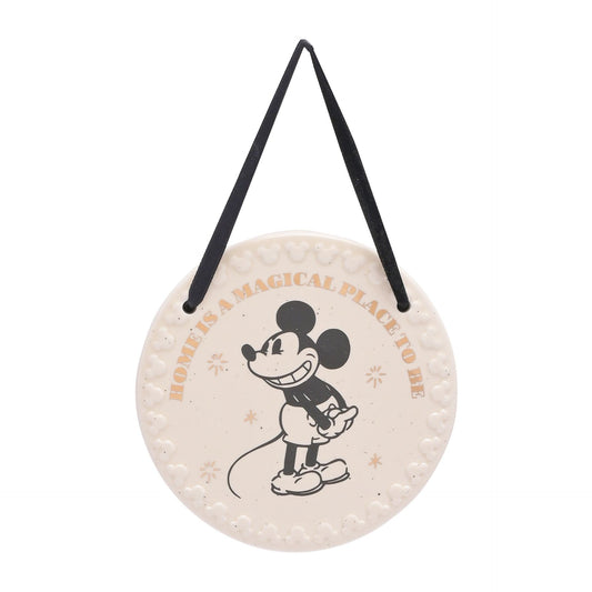 Disney Home Mickey Ceramic Plaque 'Home'