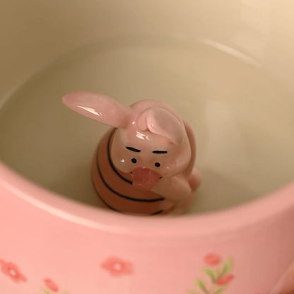 Disney Winnie the Pooh 3D Character Mug - Piglet