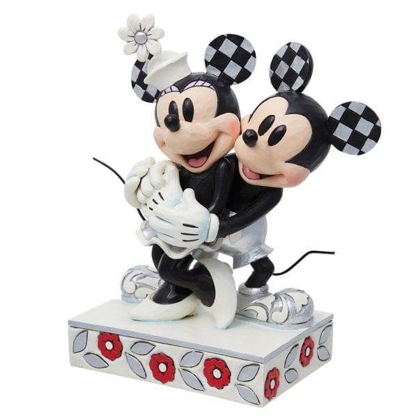 Disney 100 Disney Traditions Centennial Celebration Mickey & Minnie Mouse Figurine 6013198