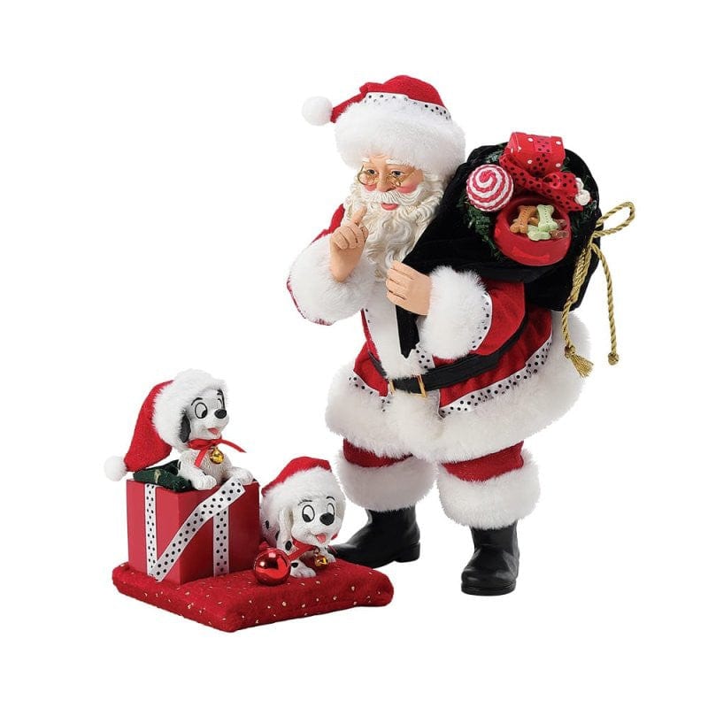 Disney 101 Reasons To Love Christmas (101 Dalmatians & Santa) Possible Dreams Christmas Figurine By Department 56 6016480