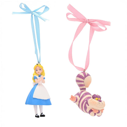 Disney Alice And Cheshire Cat Set of 2 Hanging Decorations