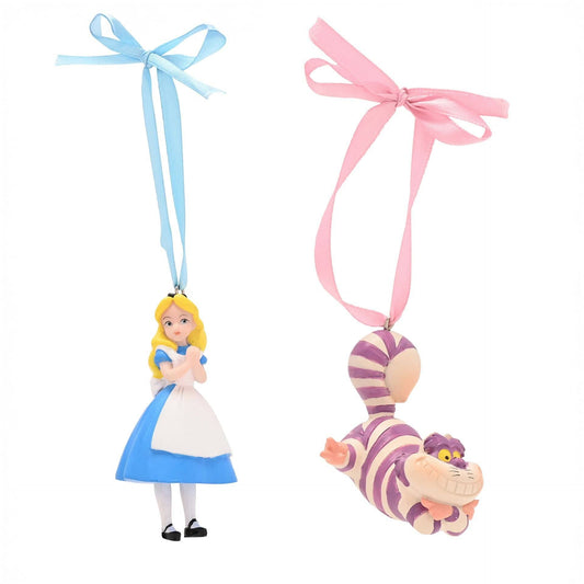 Disney Alice And Cheshire Cat Set of 2 Hanging Decorations