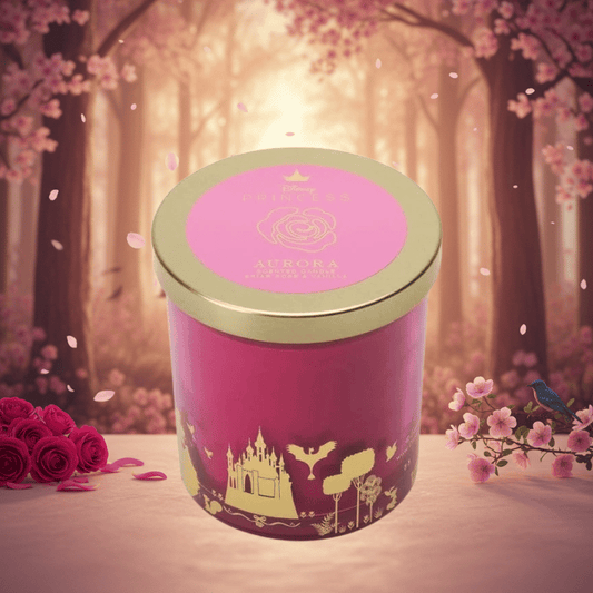 Disney Aurora Briar Rose & Vanilla Candle by Disney Home Fragrance
