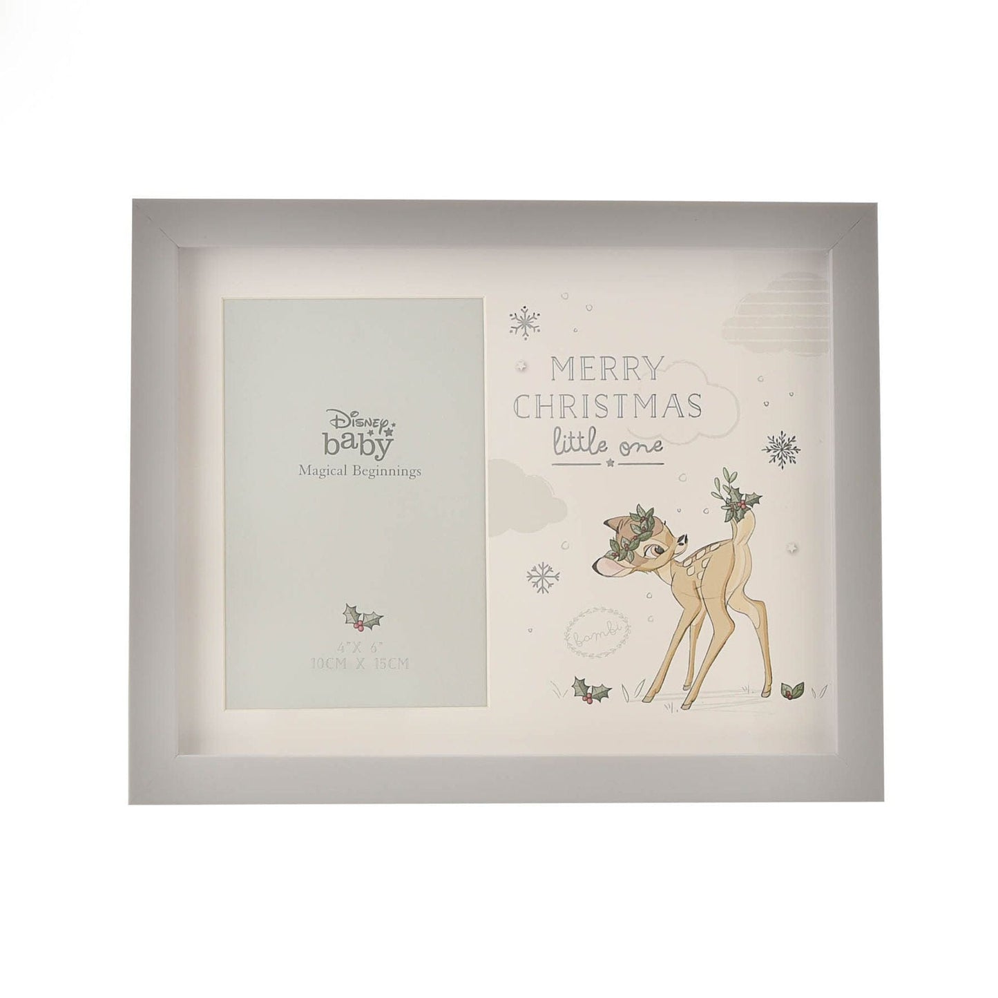 Disney Baby Magical Beginnings Bambi Photo Frame - Merry Christmas
