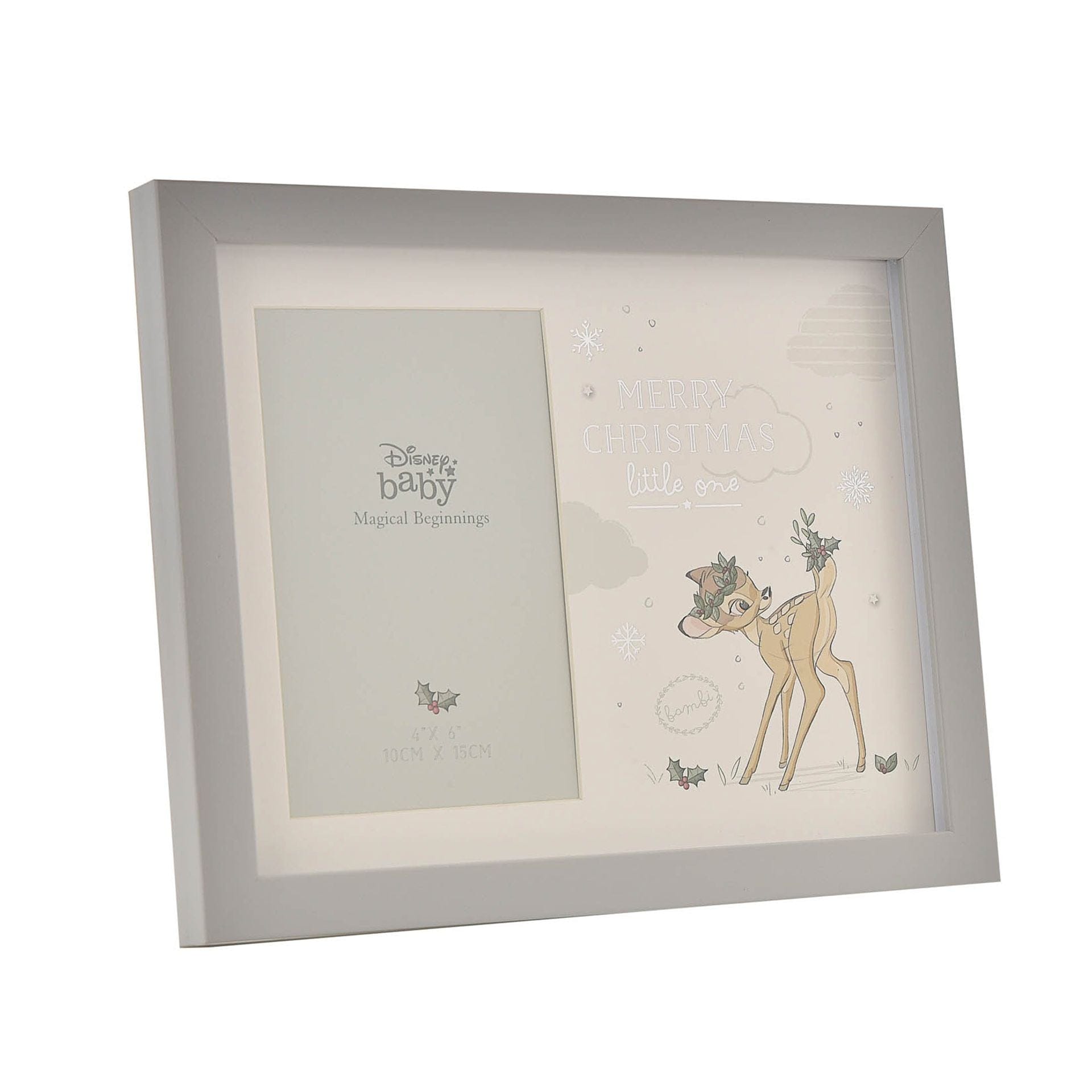Disney Baby Magical Beginnings Bambi Photo Frame - Merry Christmas