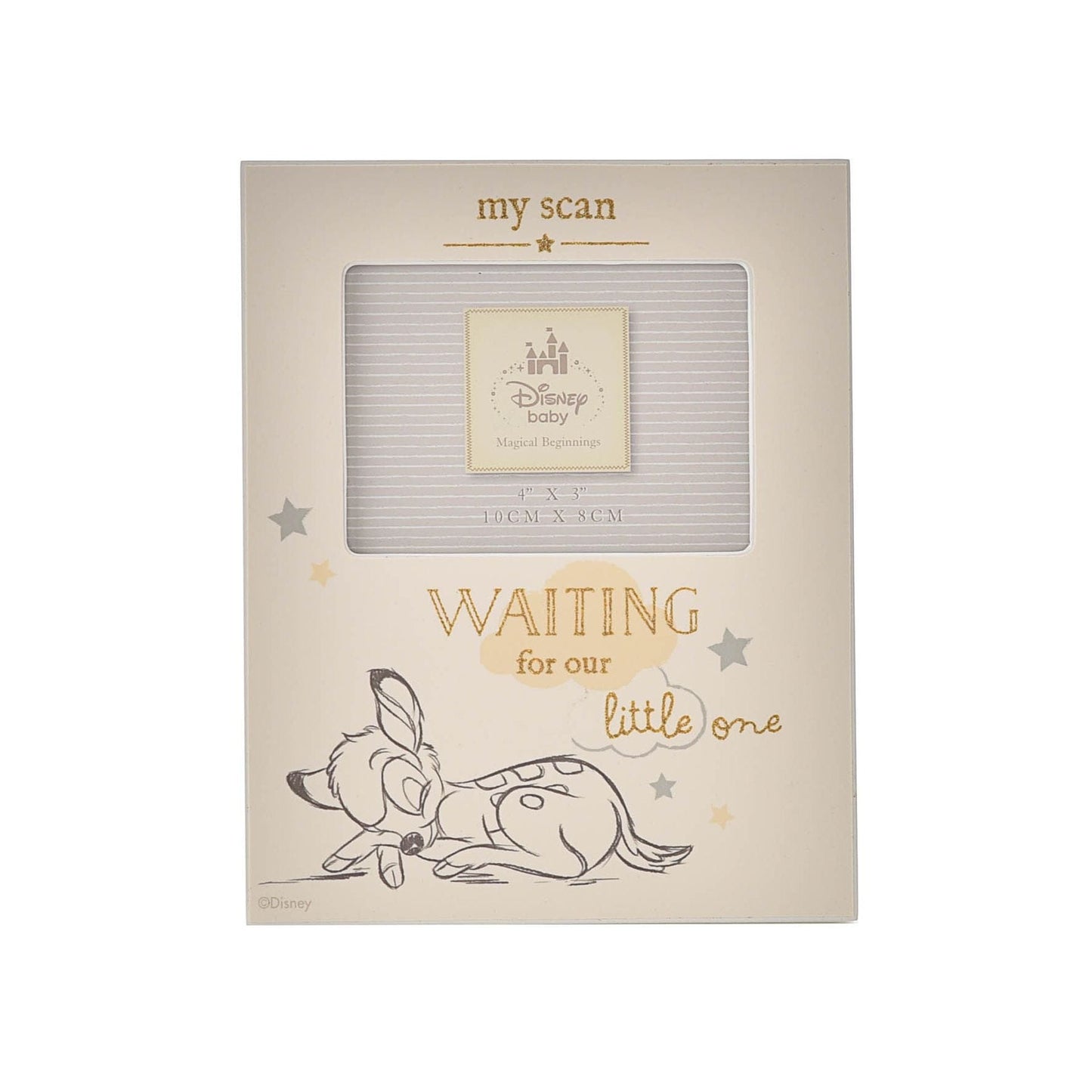 Disney Baby Magical Beginnings Frame 4" x 3" Baby Scan - Bambi
