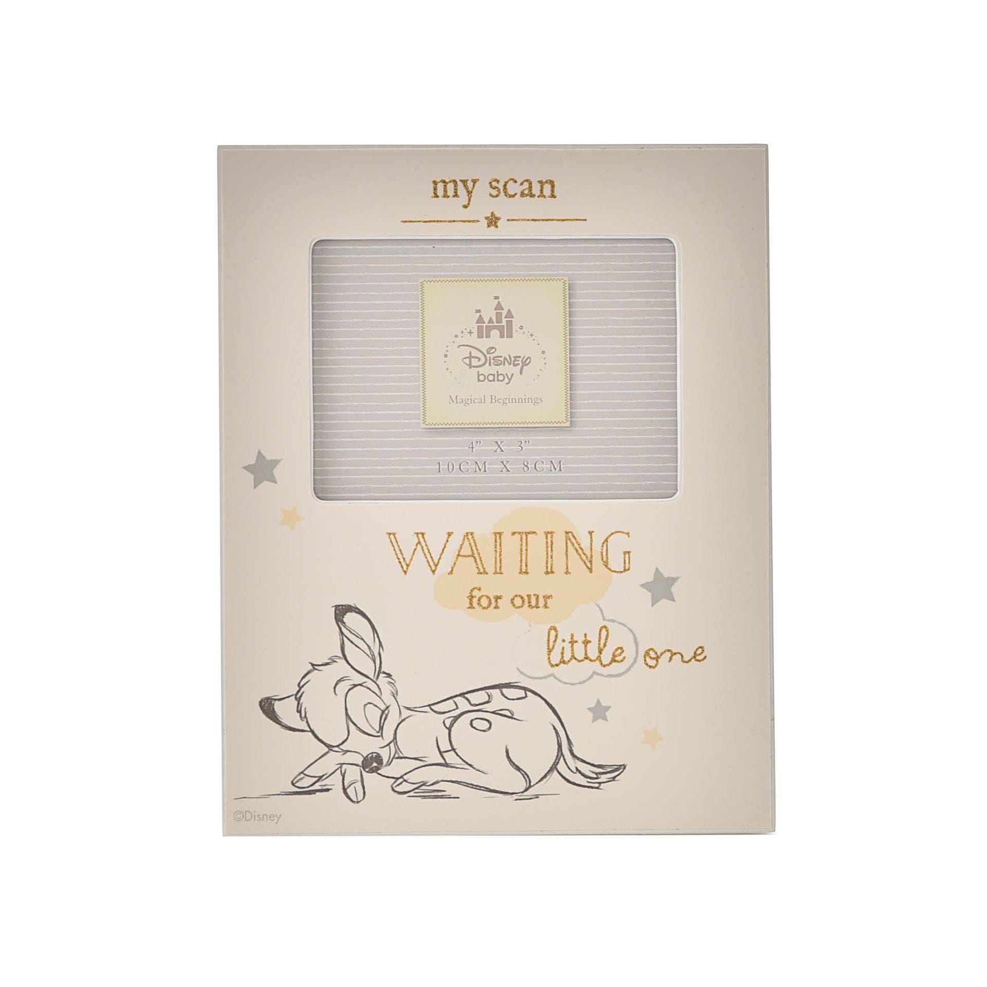 Disney Baby Magical Beginnings Frame 4" x 3" Baby Scan - Bambi