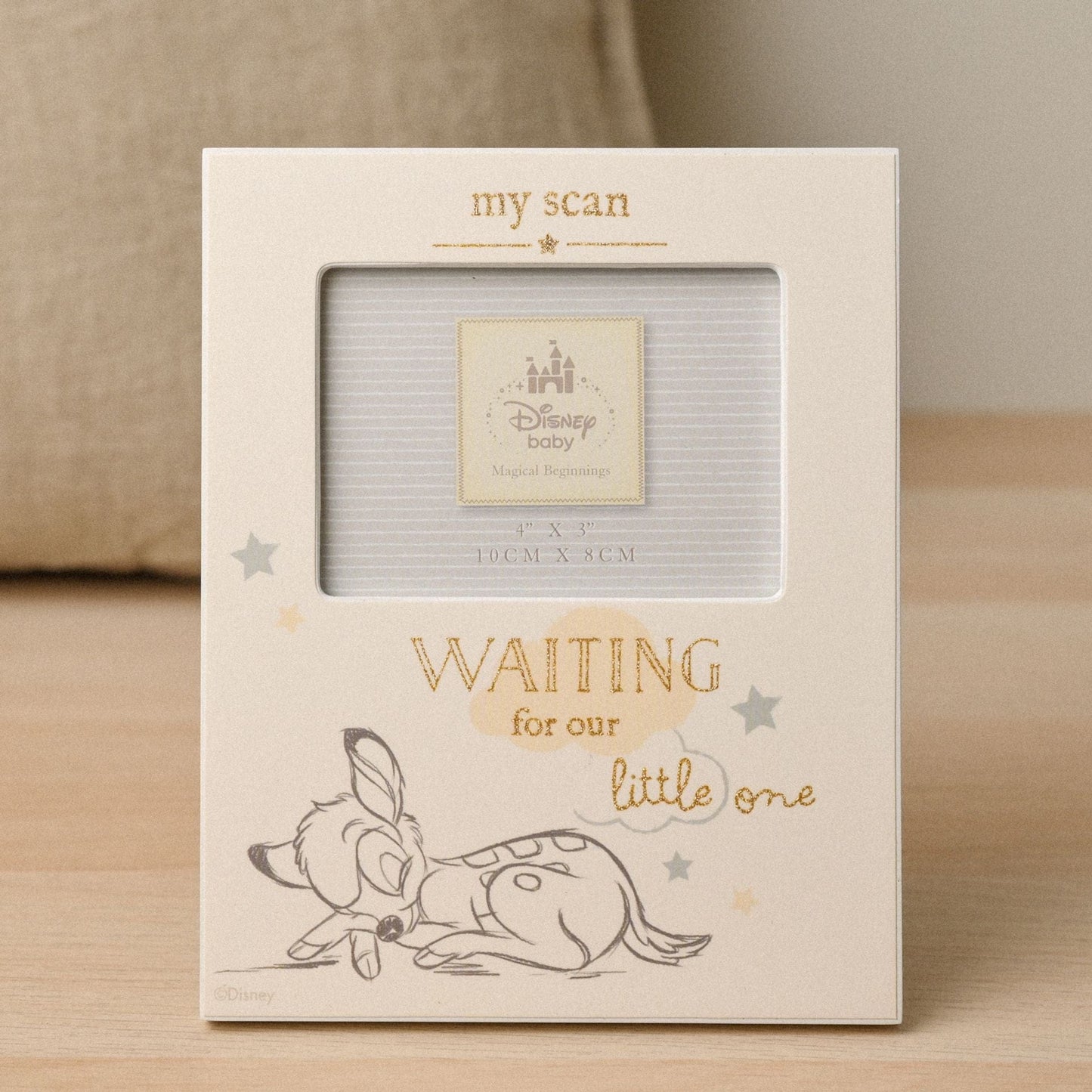 Disney Baby Magical Beginnings Frame 4" x 3" Baby Scan - Bambi
