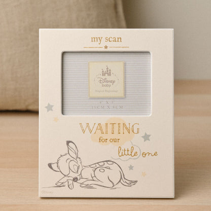 Disney Baby Magical Beginnings Frame 4" x 3" Baby Scan - Bambi