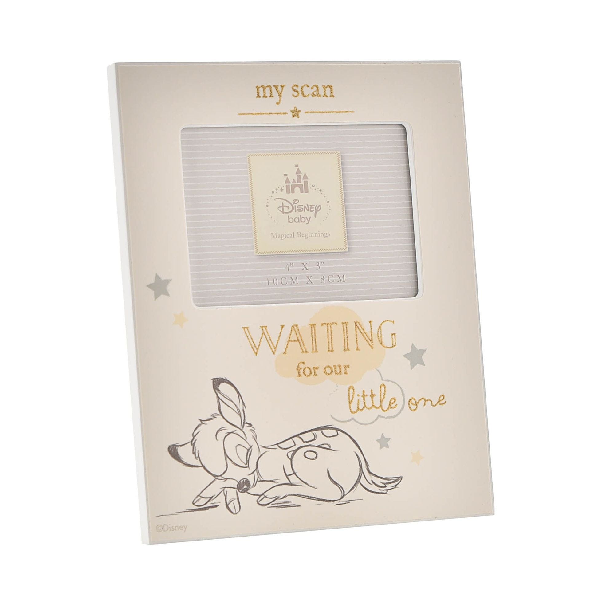 Disney Baby Magical Beginnings Frame 4" x 3" Baby Scan - Bambi