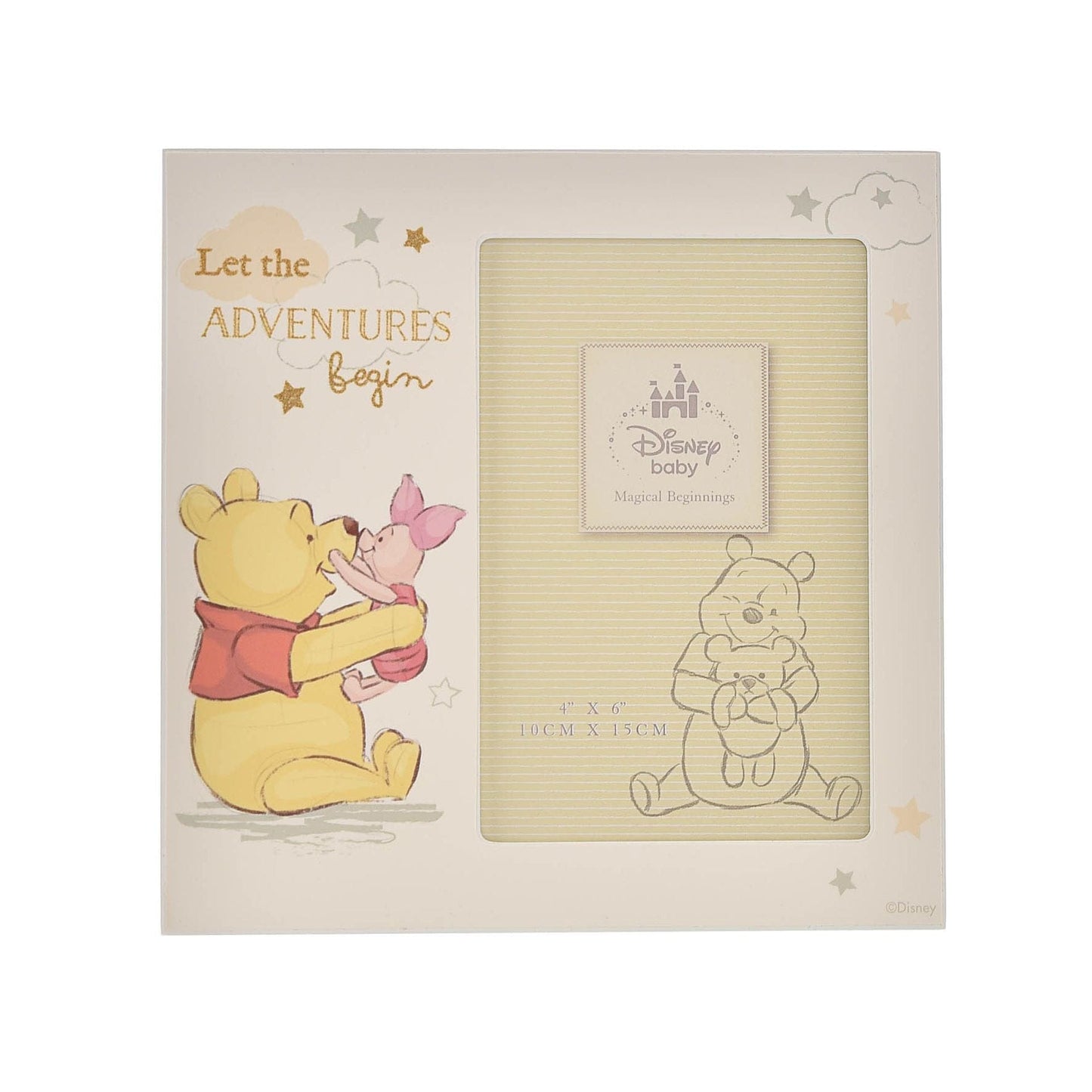 Disney Baby Magical Beginnings Frame 4" x 6" Pooh Adventure
