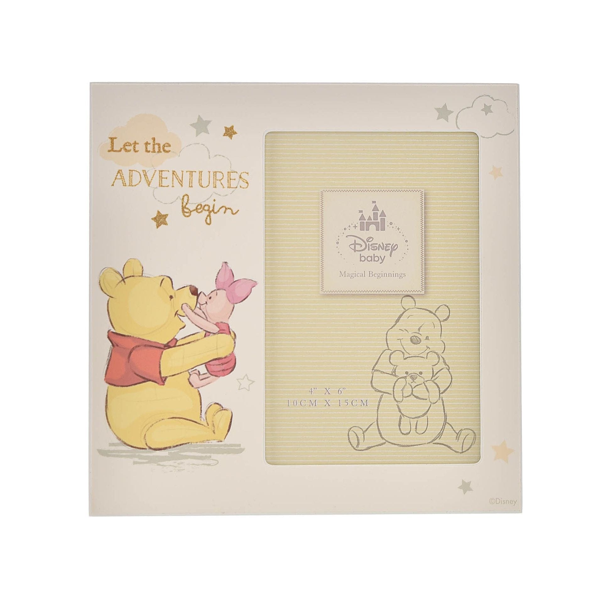 Disney Baby Magical Beginnings Frame 4" x 6" Pooh Adventure