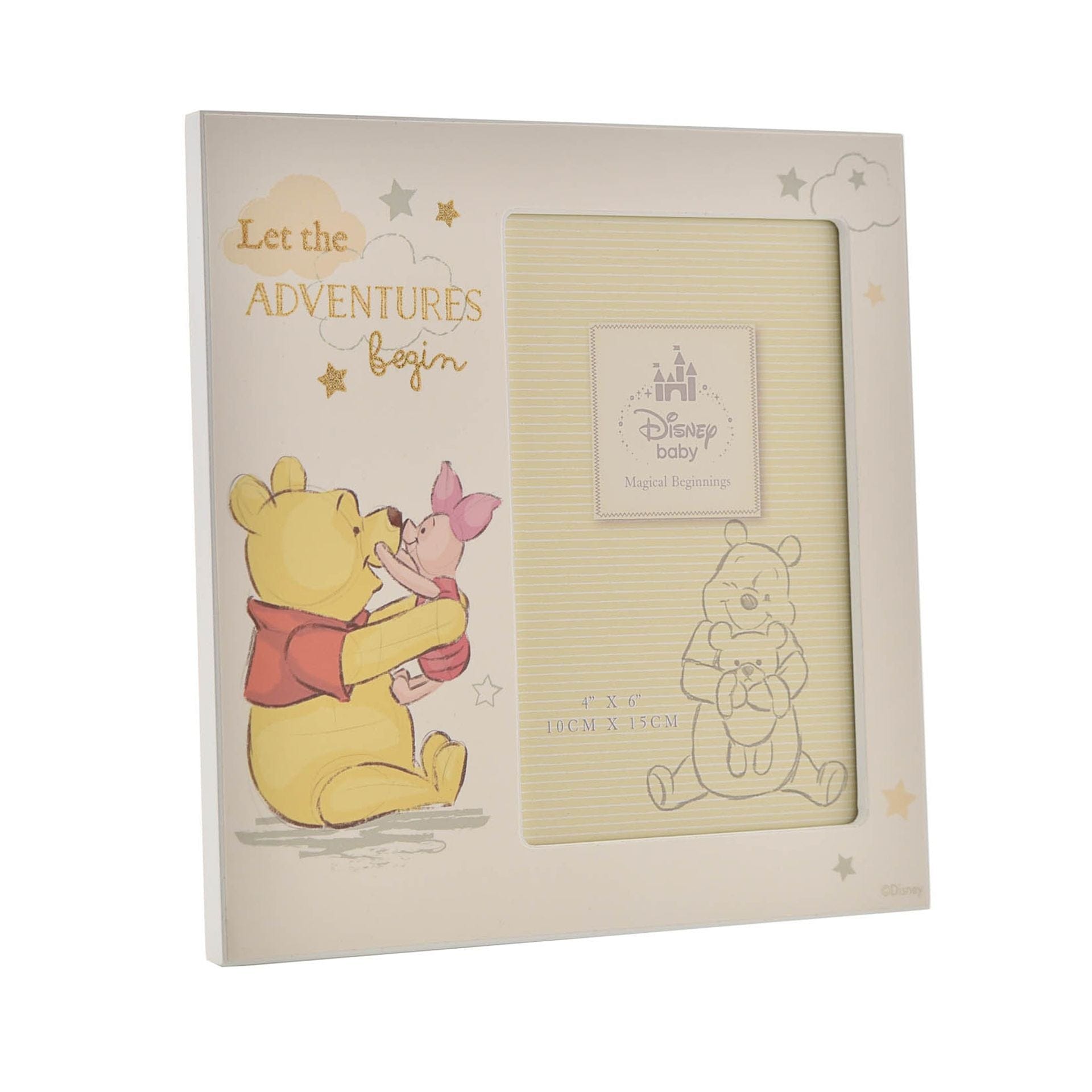 Disney Baby Magical Beginnings Frame 4" x 6" Pooh Adventure
