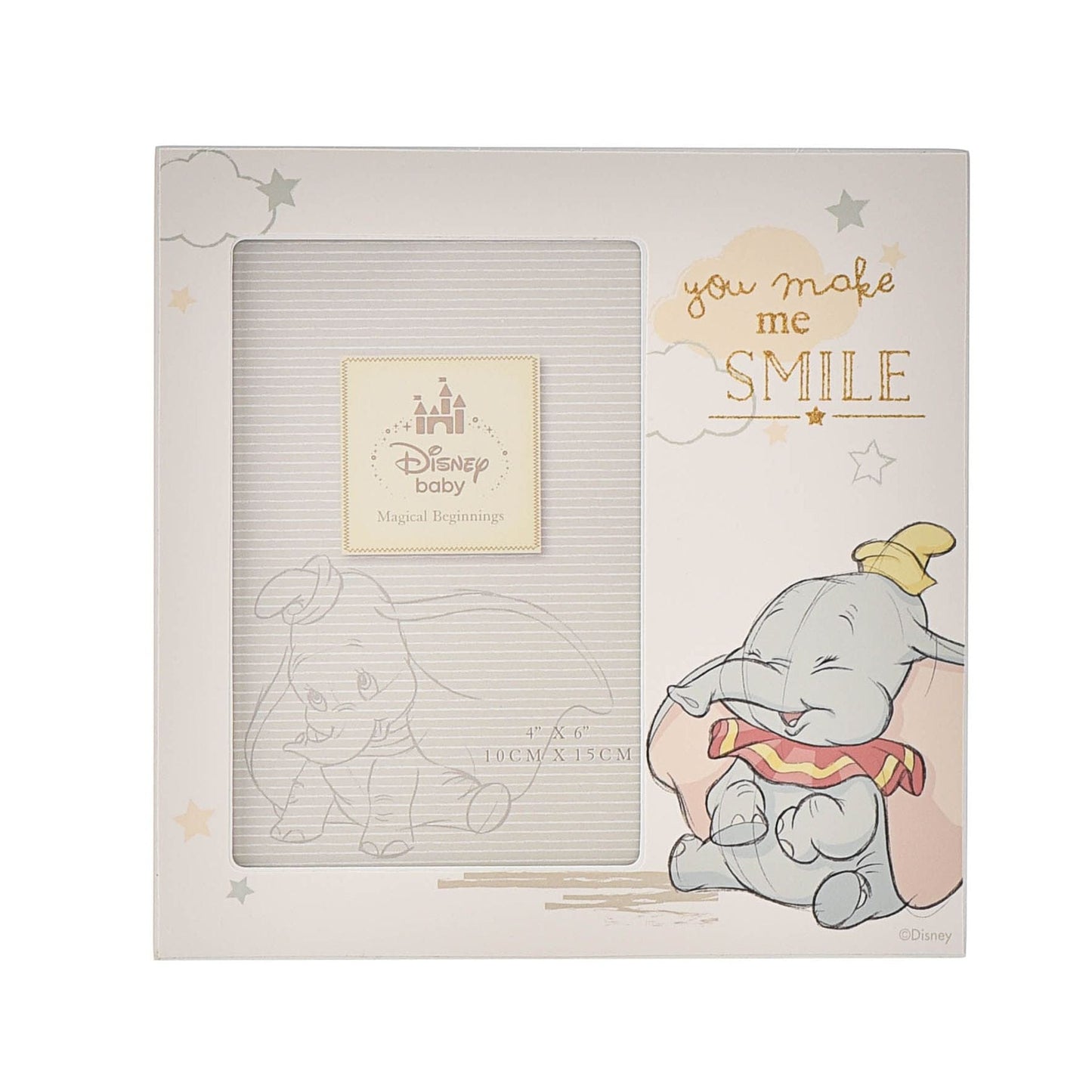 Disney Baby Magical Beginnings Frame 4" x 6" Smile - Dumbo