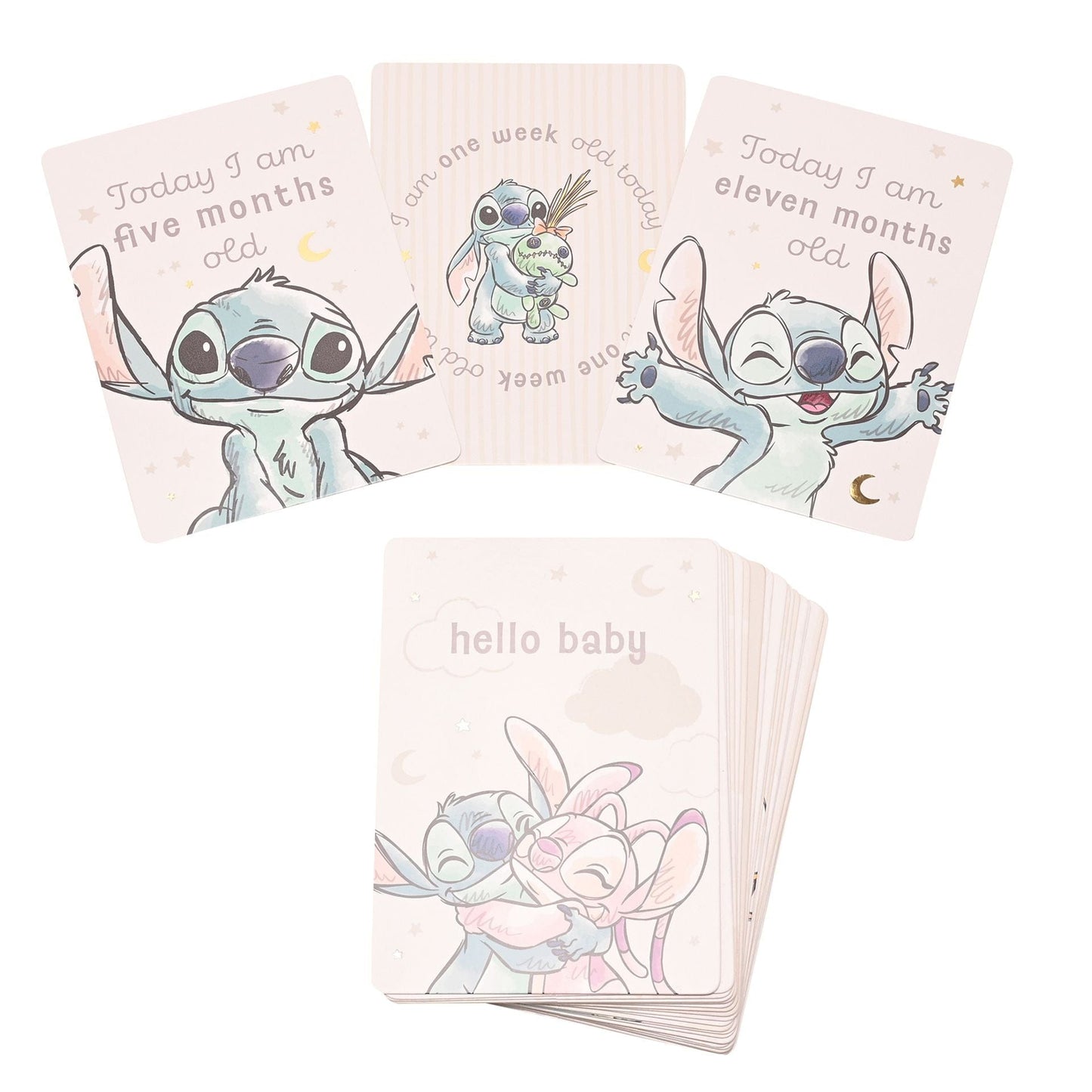 Disney Baby Magical Beginnings Milestone Cards Stitch