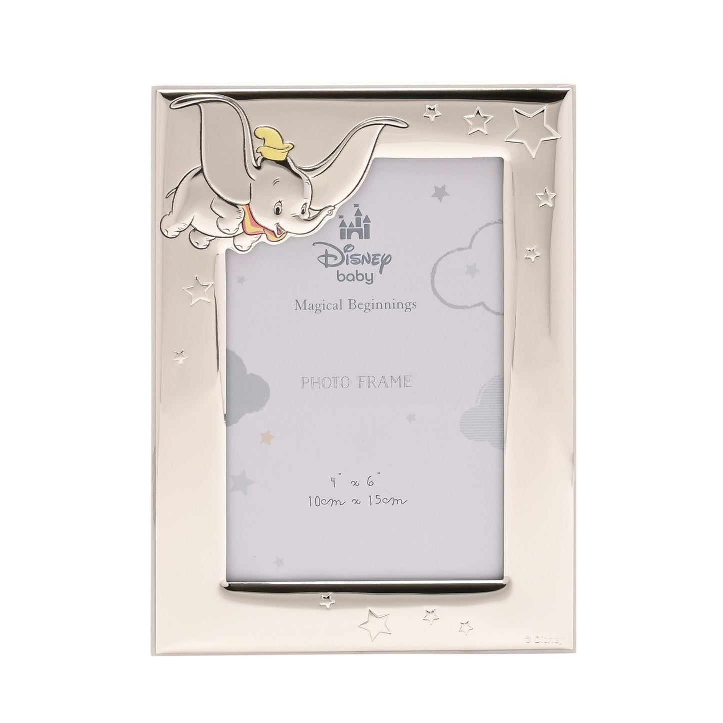Disney Baby Magical Beginnings Silver Dumbo Photo Frame 4" x 6"