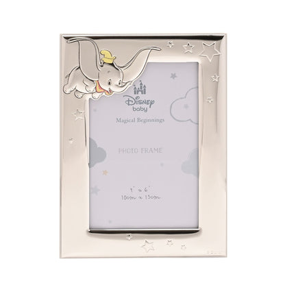Disney Baby Magical Beginnings Silver Dumbo Photo Frame 4" x 6"
