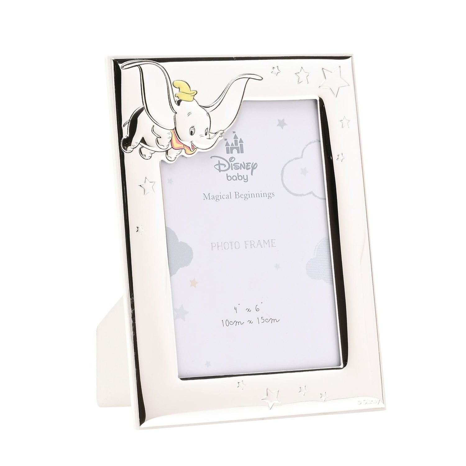 Disney Baby Magical Beginnings Silver Dumbo Photo Frame 4" x 6"