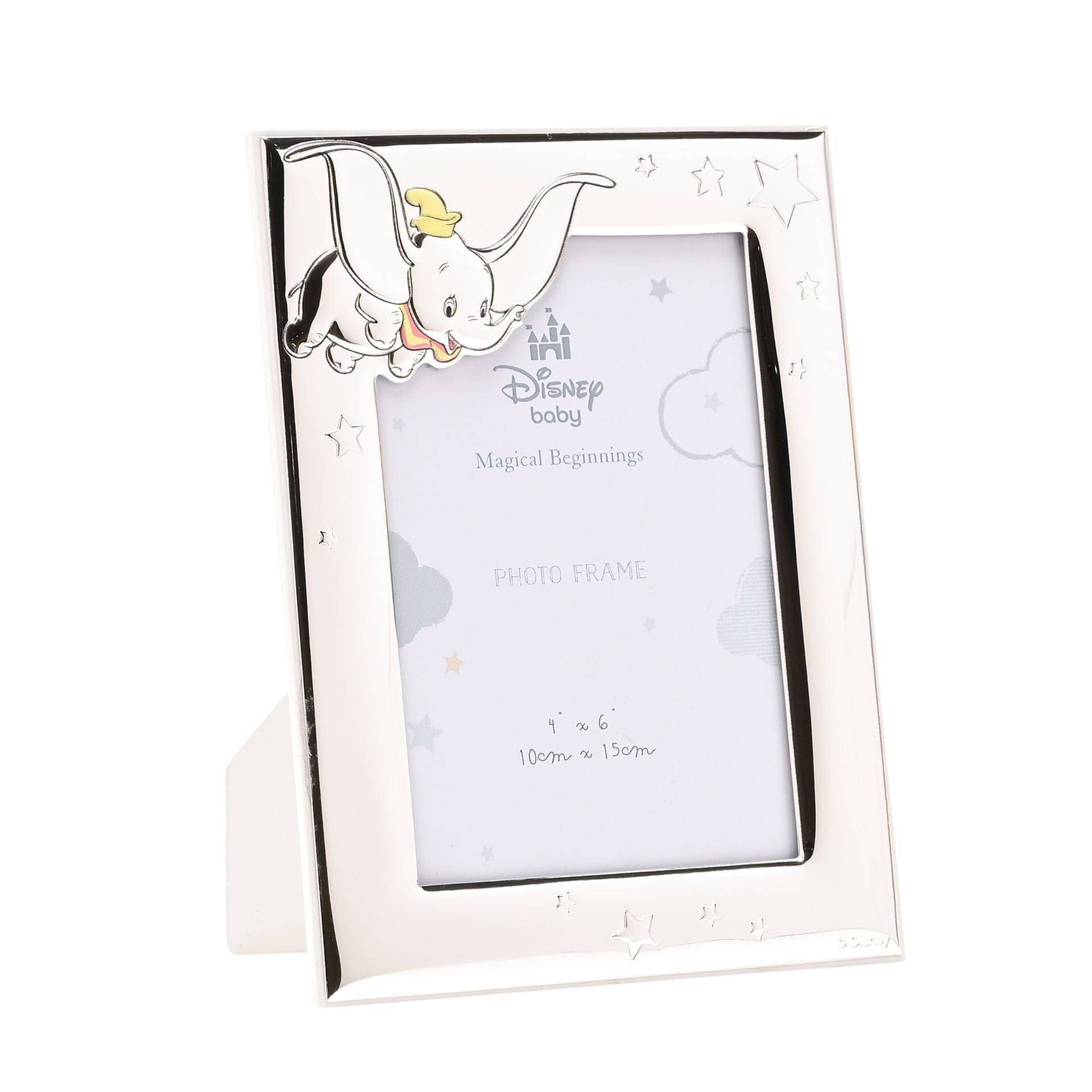 Disney Baby Magical Beginnings Silver Dumbo Photo Frame 4" x 6"