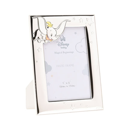 Disney Baby Magical Beginnings Silver Dumbo Photo Frame 4" x 6"