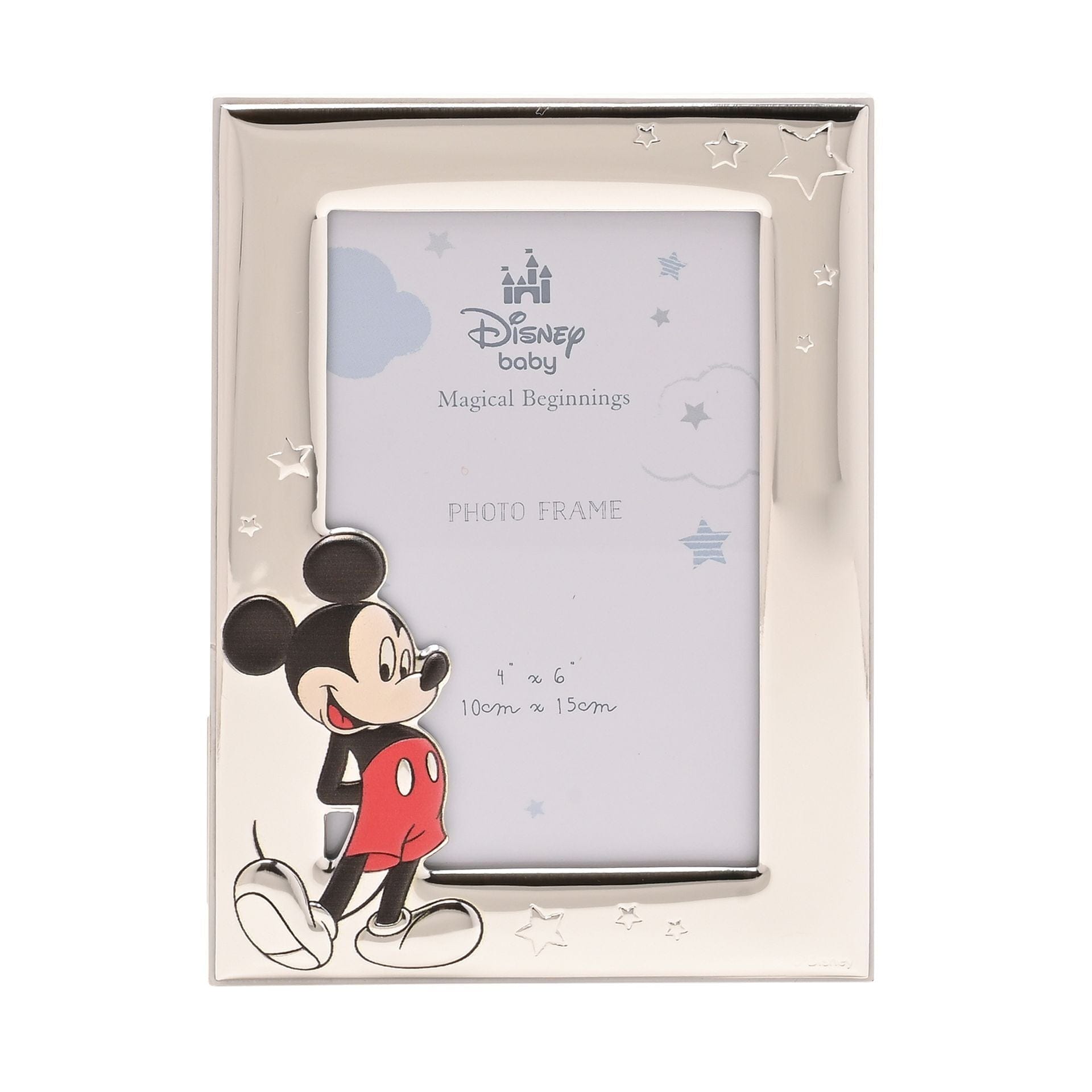 Disney Baby Magical Beginnings Silver Mickey Photo Frame 4" x 6"
