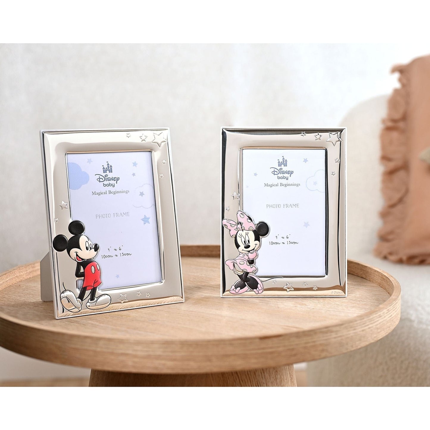 Disney Baby Magical Beginnings Silver Mickey Photo Frame 4" x 6"