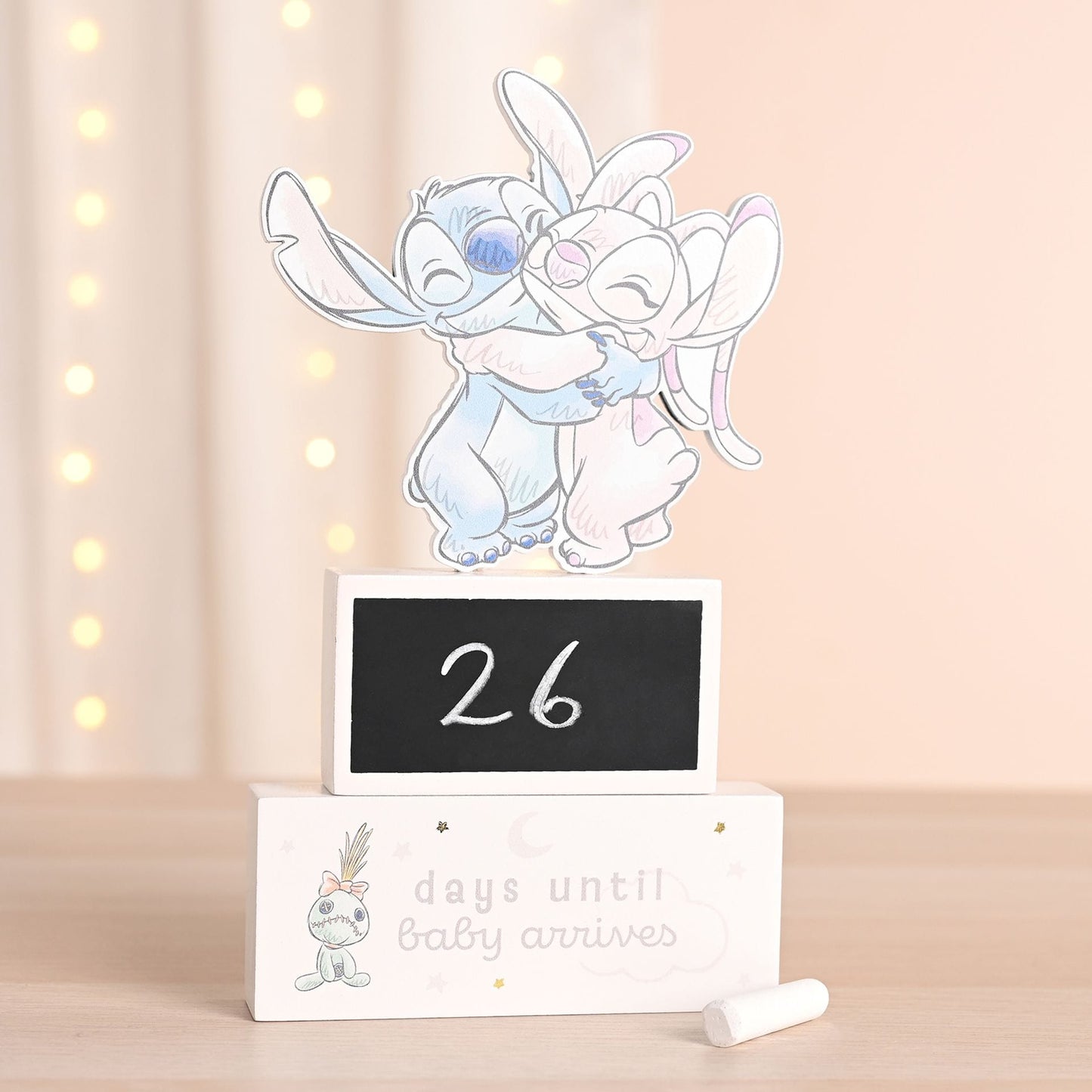 Disney Baby Magical Beginnings Stitch Baby Countdown Plaque