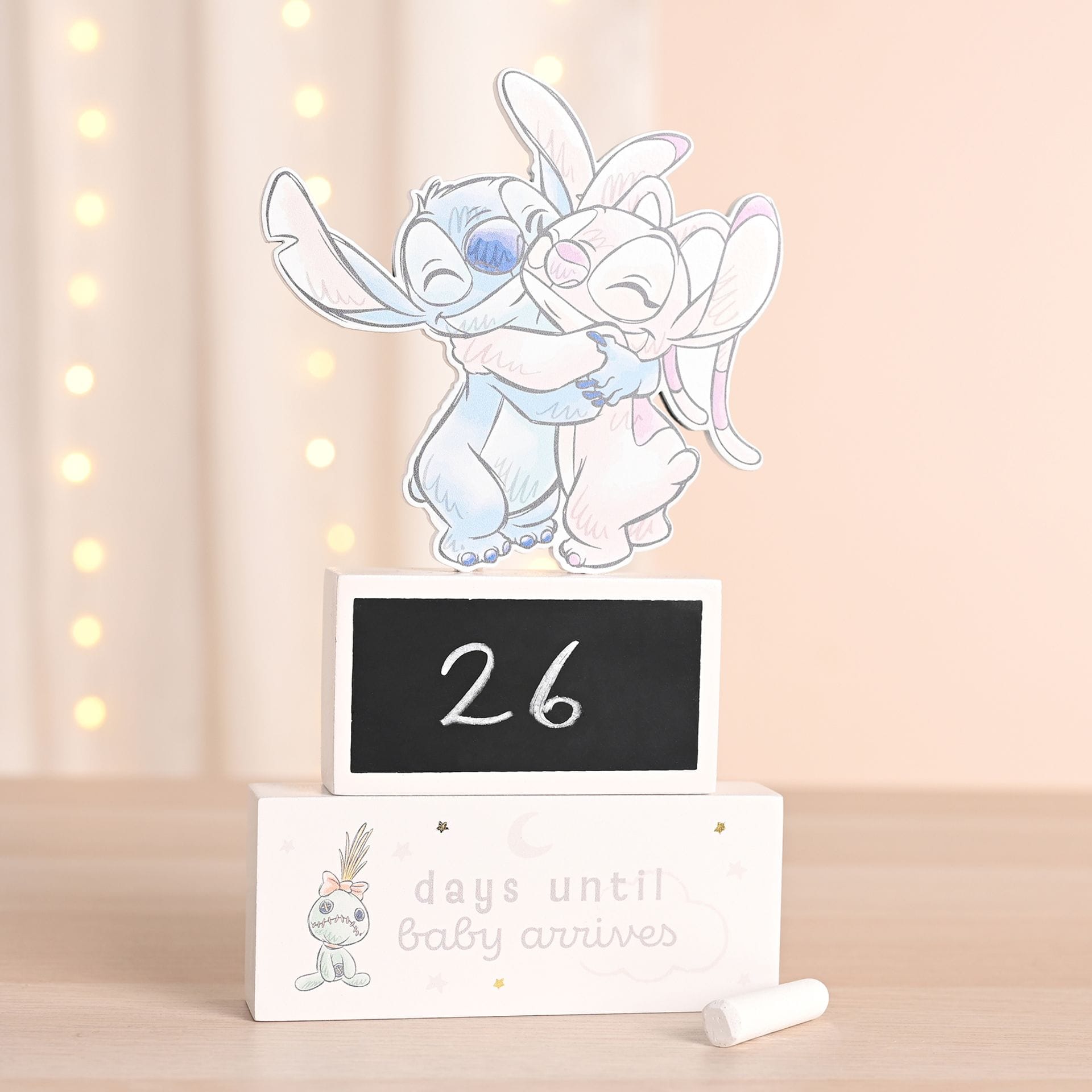 Disney Baby Magical Beginnings Stitch Baby Countdown Plaque