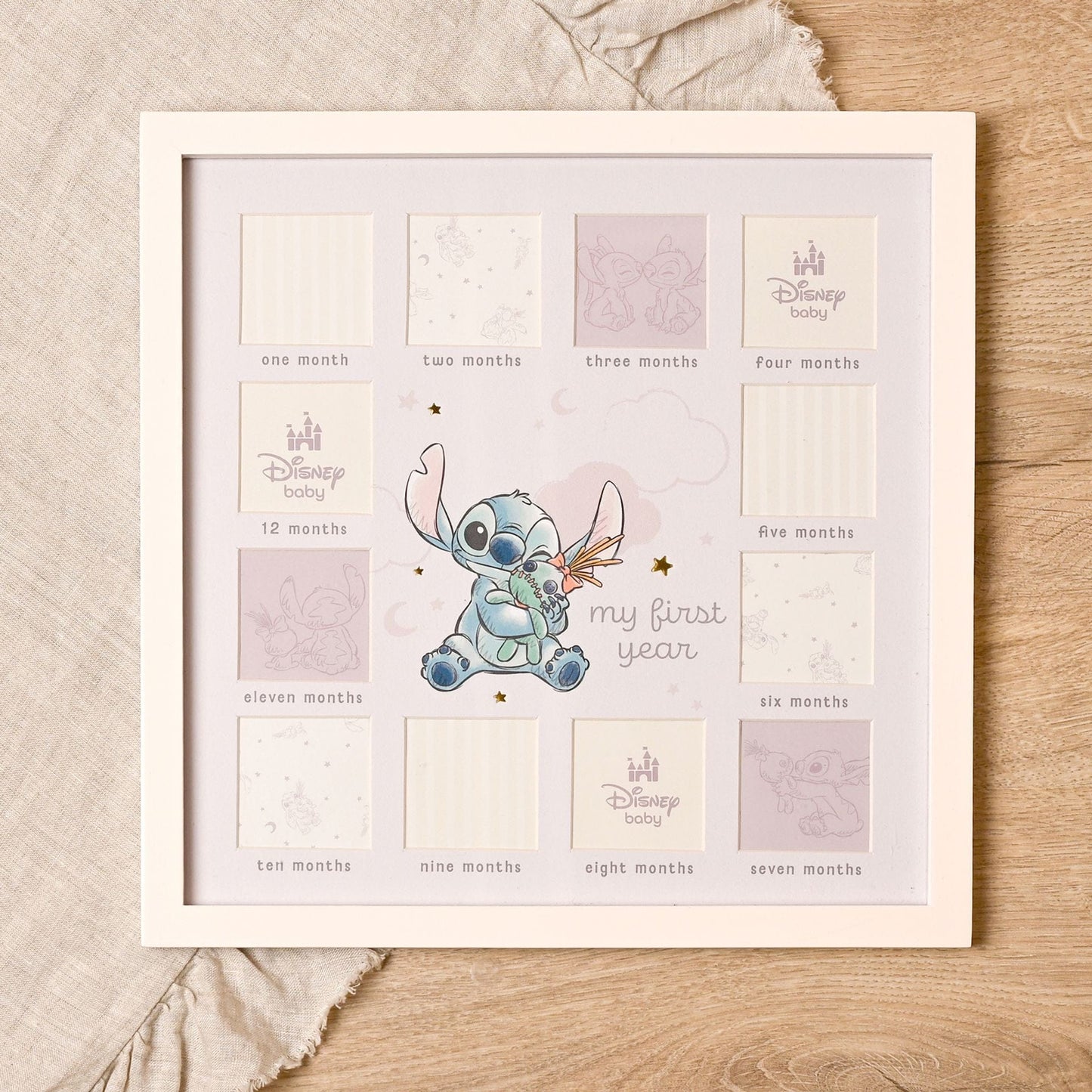 Disney Baby Magical beginnings Stitch Baby First Year Frame