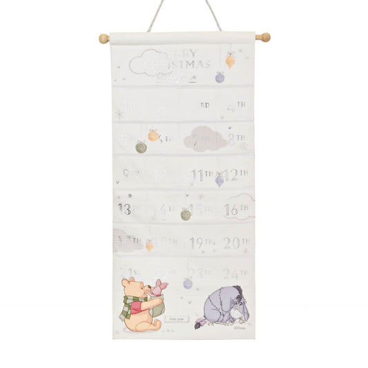 Disney Baby Magical Beginnings Winnie The Pooh Fabric Advent Calendar - Merry Christmas