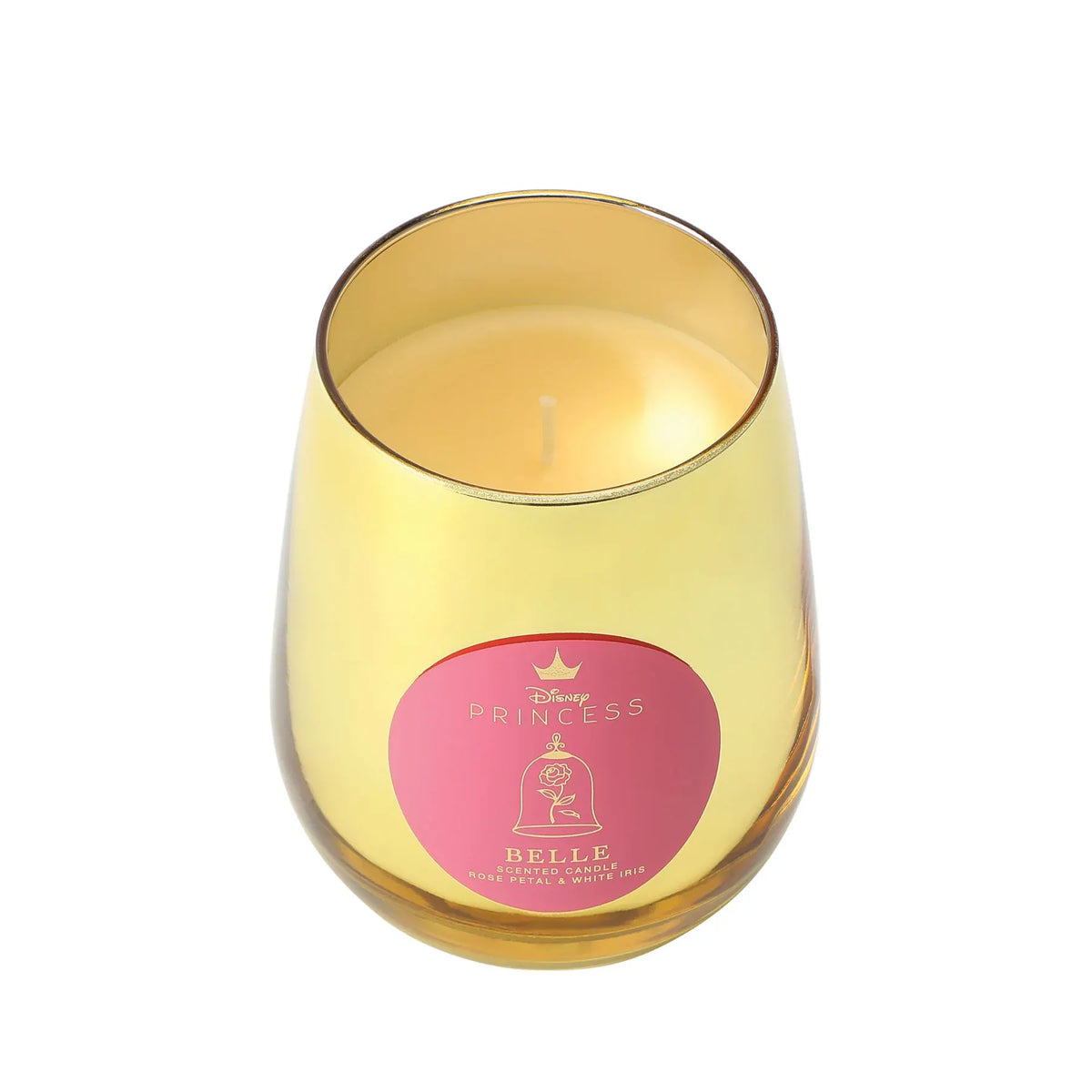 Disney Belle Rose Petal & White Iris Candle by Disney Home Fragrance
