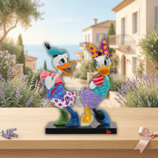 Disney Britto Donald And Daisy Love Mickey & Friends Figurine