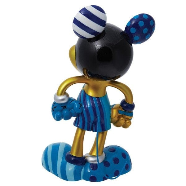 Disney Britto Gold and Blue Mickey Mouse Limited Edition Figurine