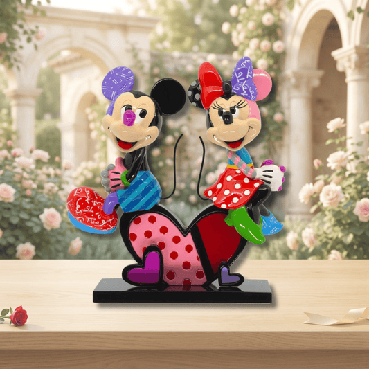 Disney Britto Mickey And Minnie Love Mickey & Friends Figurine
