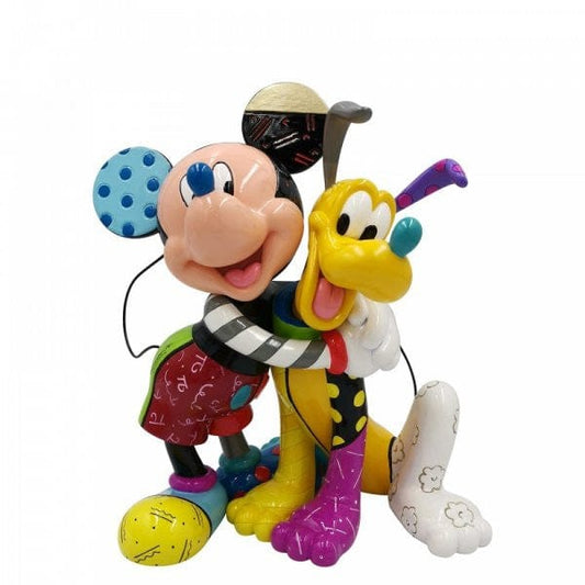 Disney Britto Mickey and Pluto Figurine 6007094