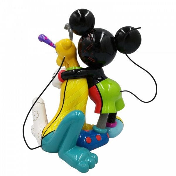 Disney Britto Mickey and Pluto Figurine 6007094 – 24-7 Games