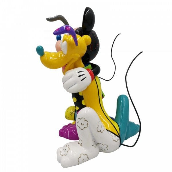 Disney Britto Mickey and Pluto Figurine 6007094 – 24-7 Games