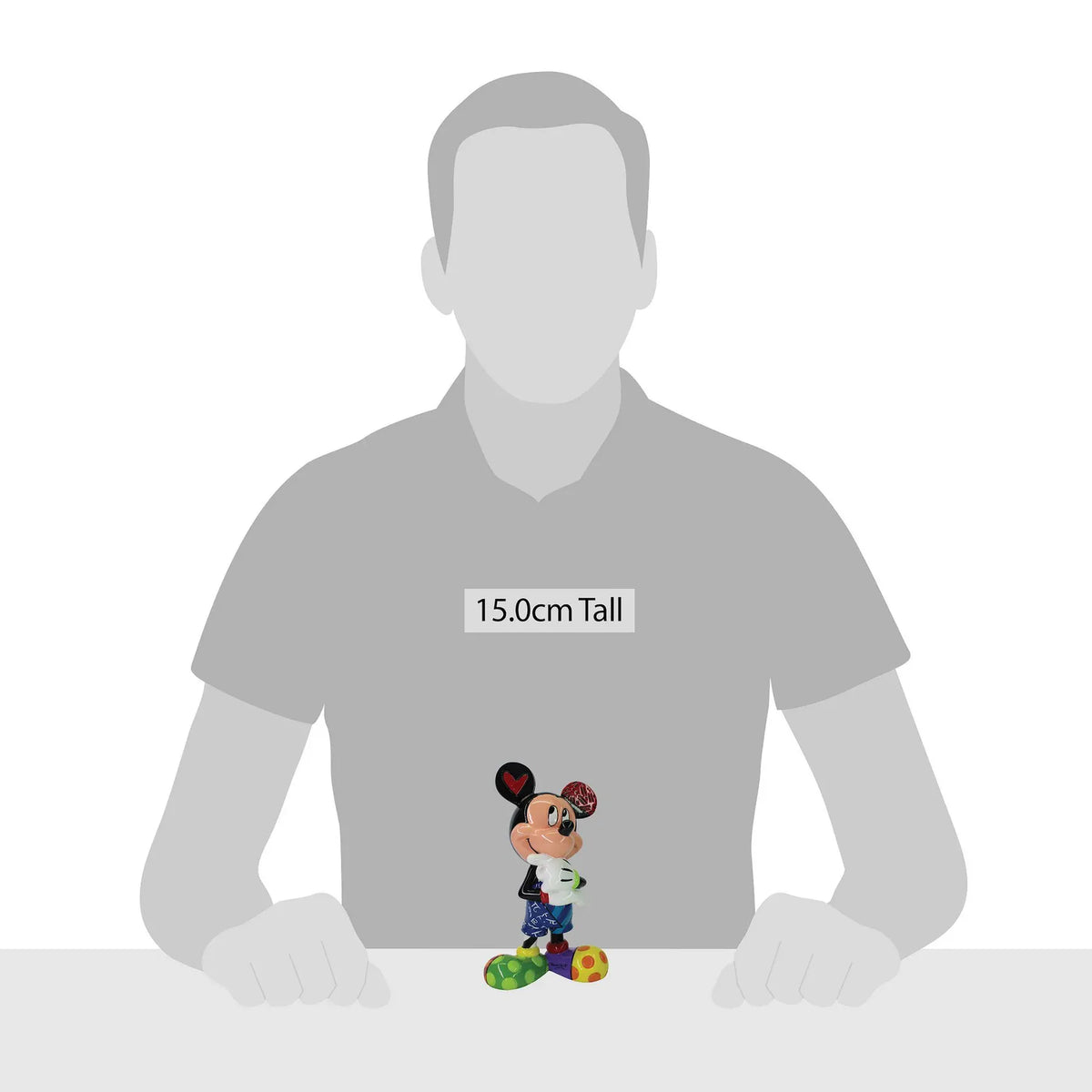 Disney Britto Mickey Mouse Thinking Figurine 6003345
