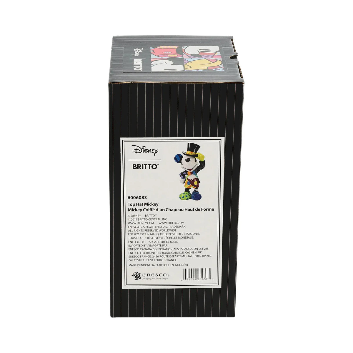 Disney Britto Mickey Mouse with Top Hat Figurine 6006083