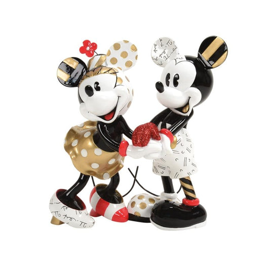 Disney Britto Midas Mickey And Minnie Figurine