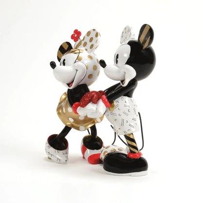 Disney Britto Midas Mickey And Minnie Figurine