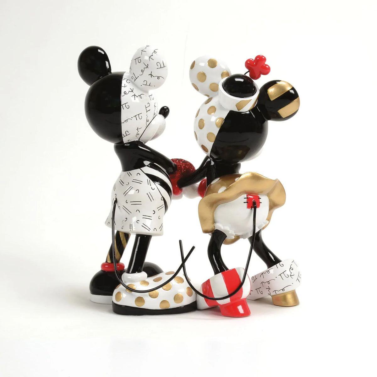 Disney Britto Midas Mickey And Minnie Figurine
